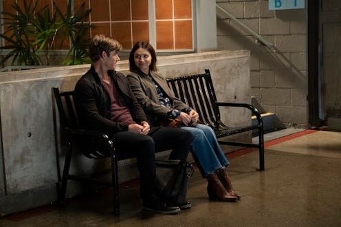 Chris Carmack and Caterina Scorsone as Link and Amelia in Grey's Anatomy