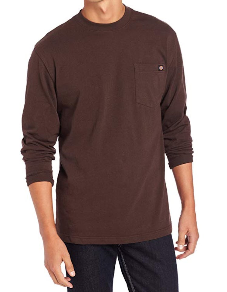 Dickies Men's Long Sleeve Heavyweight Crew Neck