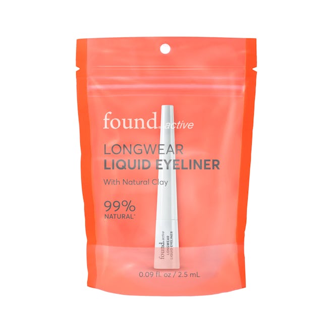 Found Active Longwear Liquid Eyeliner, 99% natural, 0.09 fl. Oz