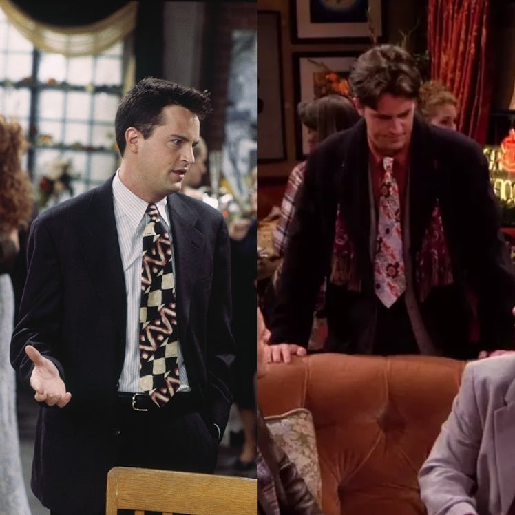Chandler Bing's ties and chunky vests are another Friends Halloween costume