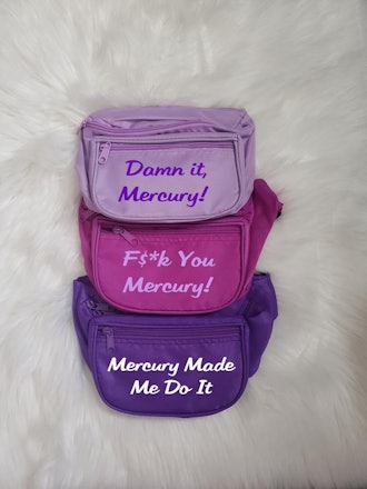 Funny Astrology Mercury Retrograde Custom Fanny Pack