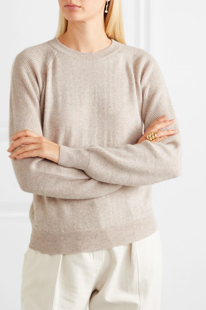 Levanzo Ribbed Mélange Cashmere Sweater