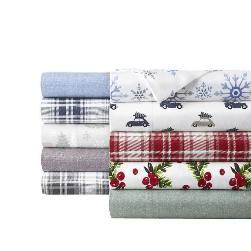 North Pole Trading Co. Flannel Sheet Set