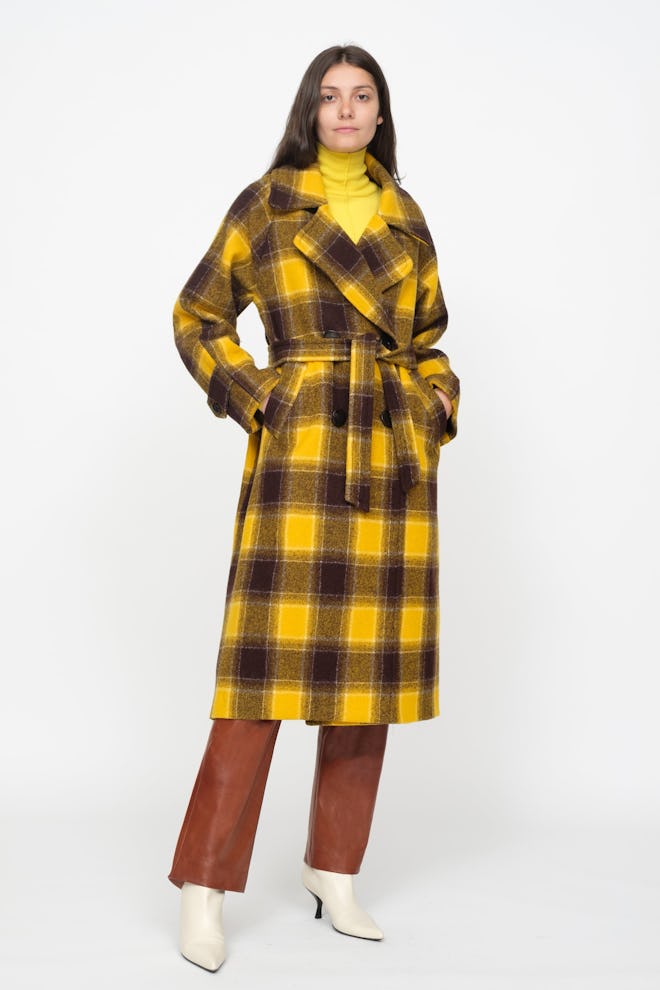 Amber Plaid Coat