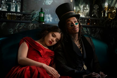 Hailee Steinfeld and Wiz Khalifa in “Dickinson,” premiering November 1 on Apple TV+.