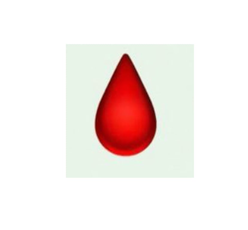 blood drop emoji