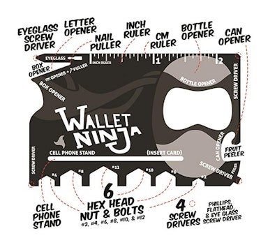 Wallet Ninja- 18 in 1  Multitool