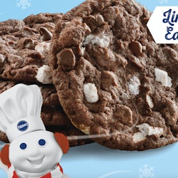 Hot Cocoa cookie dough is back on shelves. 