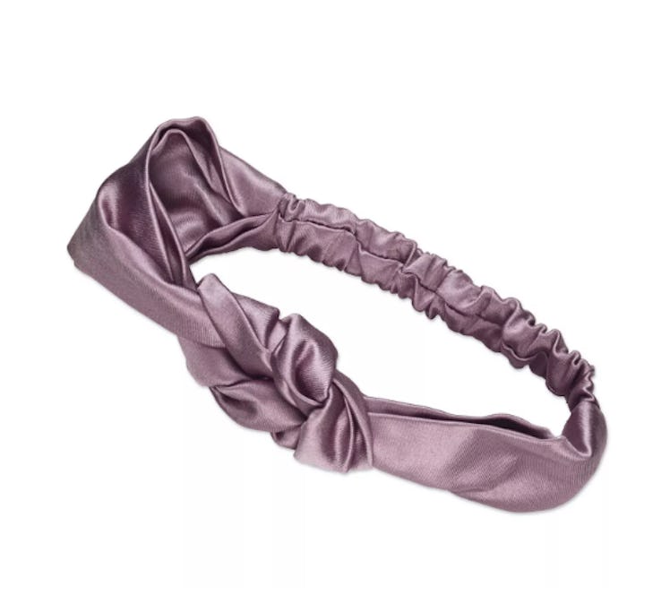 Sincerely Jules by Scunci Double Twist Satin Pink Headwrap