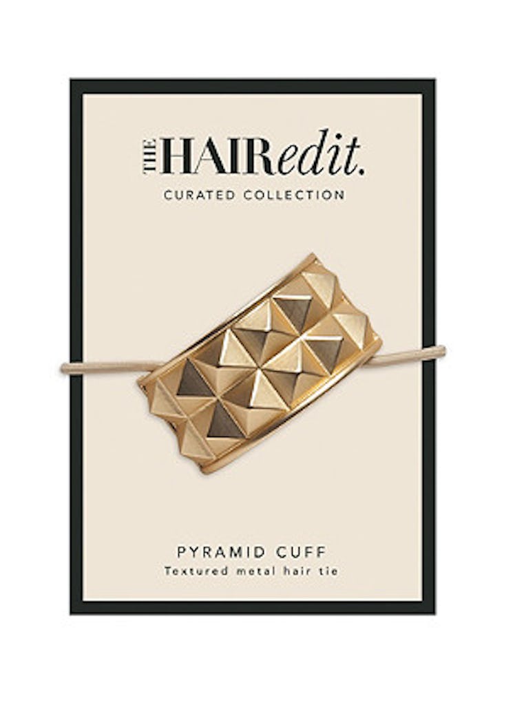 The Hair Edit  Soft Gold Pyramid Cuff