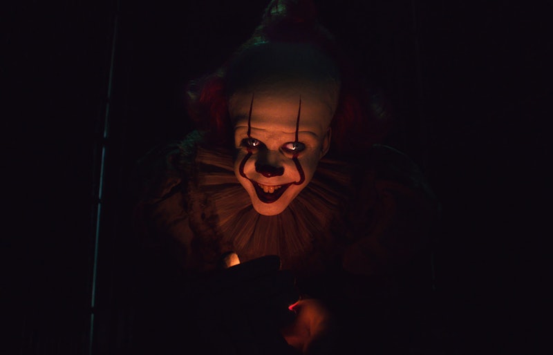 An image of Pennywise the Clown, from the 2017 adaptation of "IT" by Stephen King. 