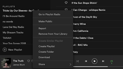 It's extremely easy to make a folder on Spotify.