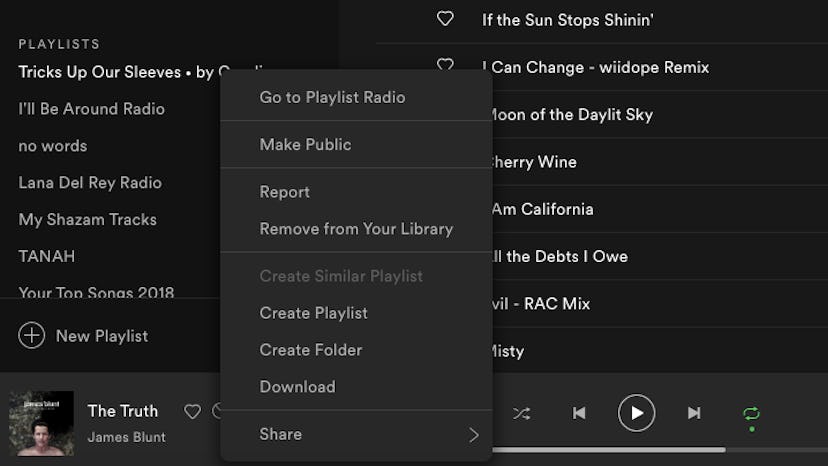 It's extremely easy to make a folder on Spotify.