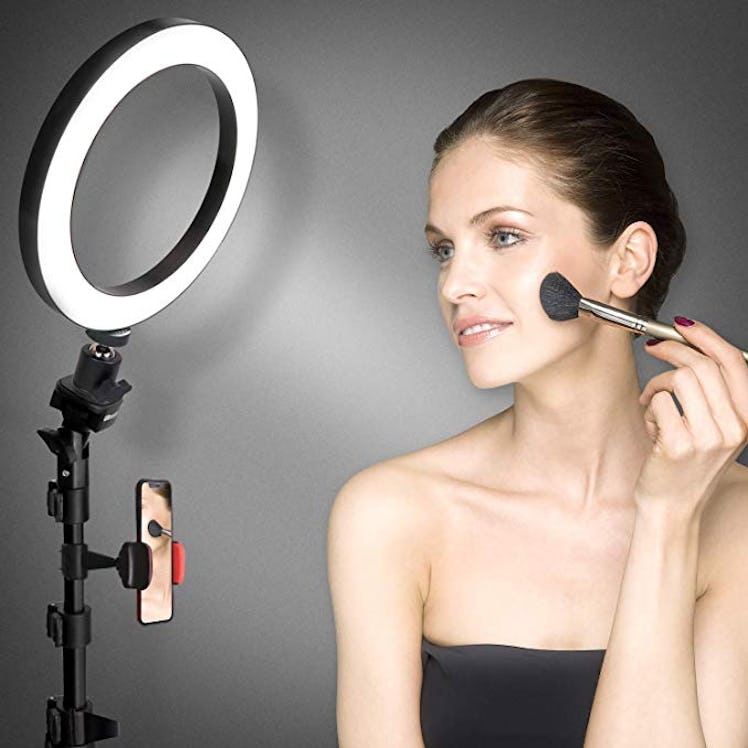 8" Selfie Ring Light with Tripod Stand & Cell Phone Holder