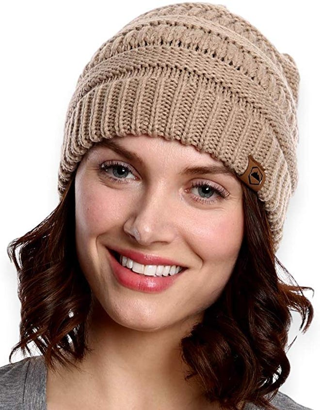 Tough Headwear Womens Cable Knit Beanie