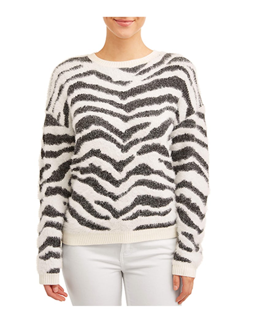 Time and Tru Women's Eyelash Pullover
