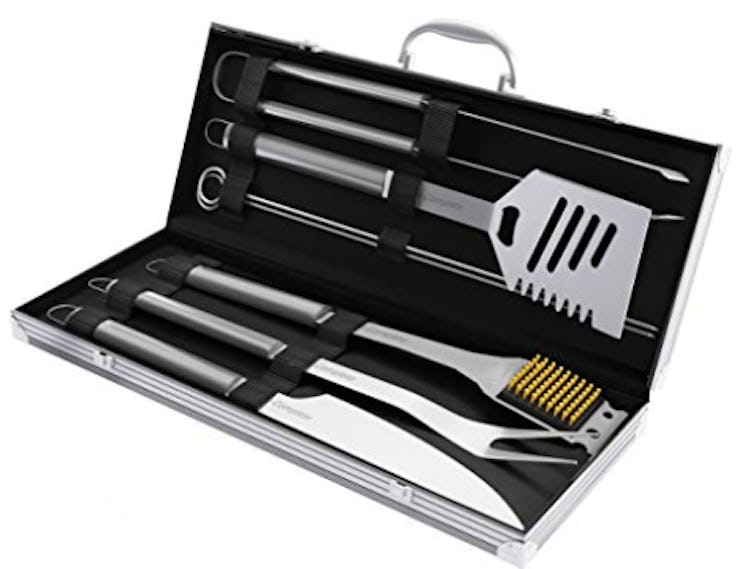 Home-Complete BBQ Grill Tool Set (8-Piece Set)