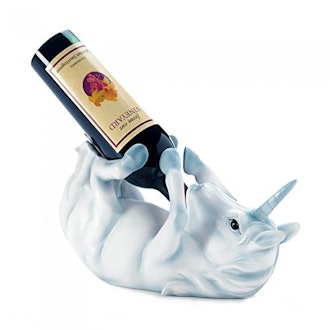 Dragon Crest 10018130 Unicorn Wine Bottle Holder, Multicolor