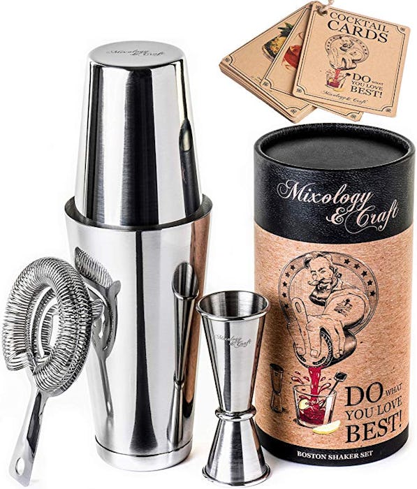 Mixology & Craft Cocktail Shaker Set