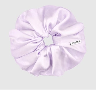 SHHH Silk Oversized Lilac Silk Scrunchie