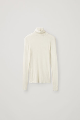 Fine Turtleneck Wool Top