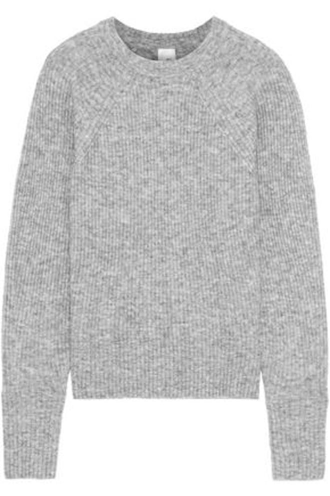 Ola Marled Ribbed-Knit Sweater