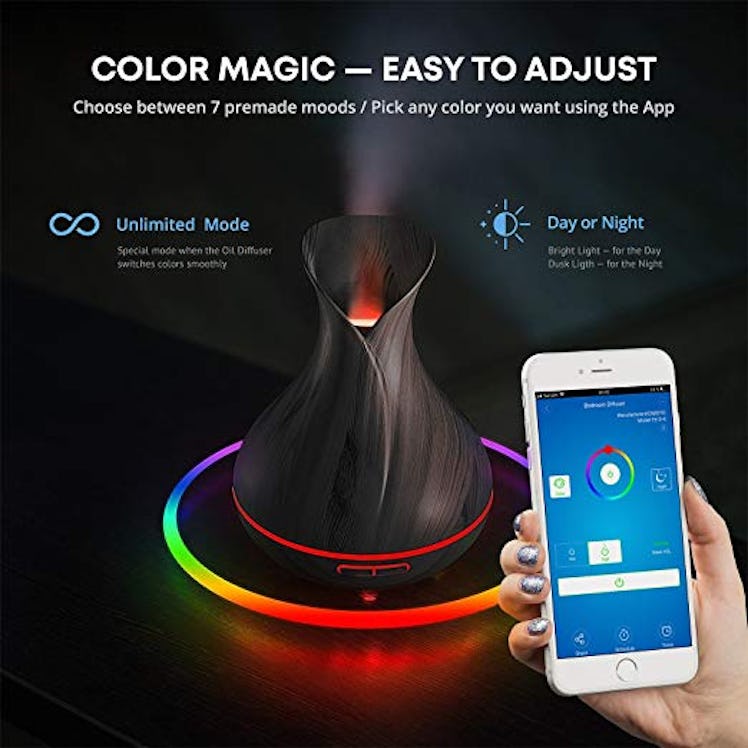 Smart Wifi Essential Oil Aromatherapy Diffuser & Humidifier