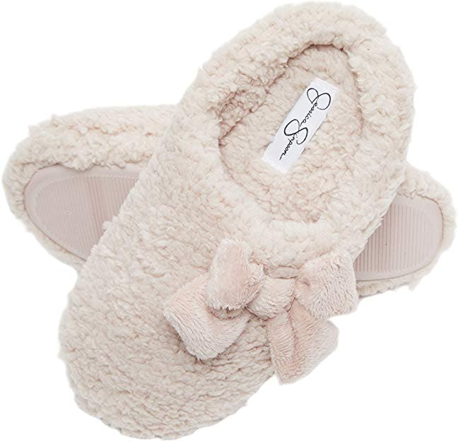 Jessica Simpson Women's Plush Marshmallow Slide-On House Slipper