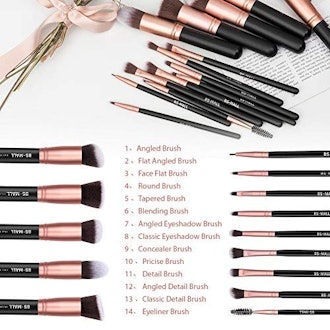 BS-MALL Makeup Brushes (14 pieces)