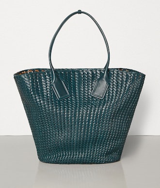 Large Basket Tote in Intreccio Rete