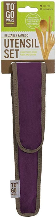 To Go Ware Reusable Bamboo Travel Utensil Set 