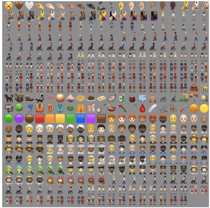 New emojis for the iPhone 13.2 update