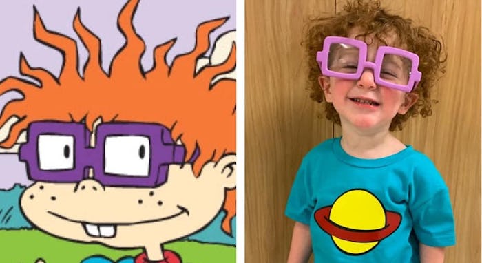 Lainey Paschal totally nailed it with her son's Chuckie Finster costume