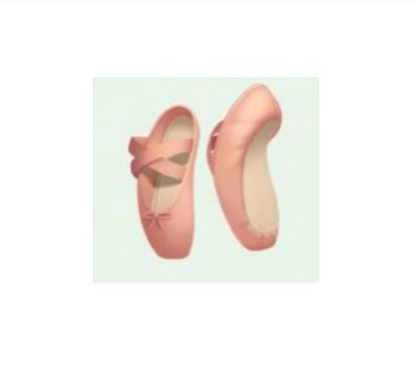 ballet slipper emoji