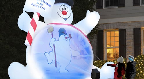 This 10-foot Frosty The Snowman plays clips from the holiday classic.