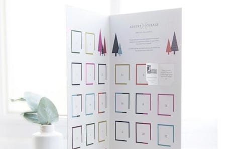 Non-profit organization Advent Of Change's advent calendars let you donate to a different charity ea...