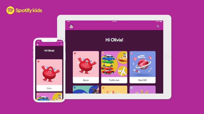 Spotify's kids app content was curated by experts.