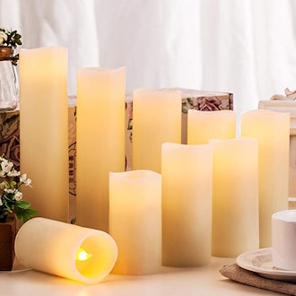 Enpornk Flameless Candles Battery Operated Candles
