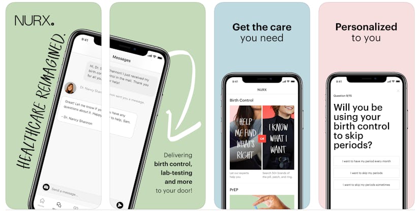 Nurx is an affordable birth control app that can deliver birth control to your door. 
