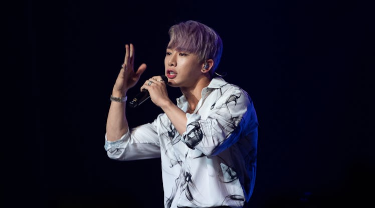 Monsta X's Wonho, who departed the group on Oct. 31