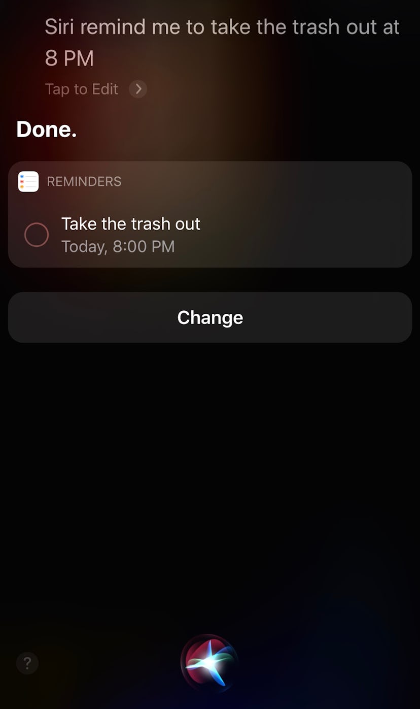 The newest version of the Reminders app allows you to use Siri to set vocal Reminders for tasks you ...