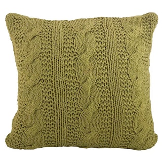 Cable Knit Design Throw Pillow
