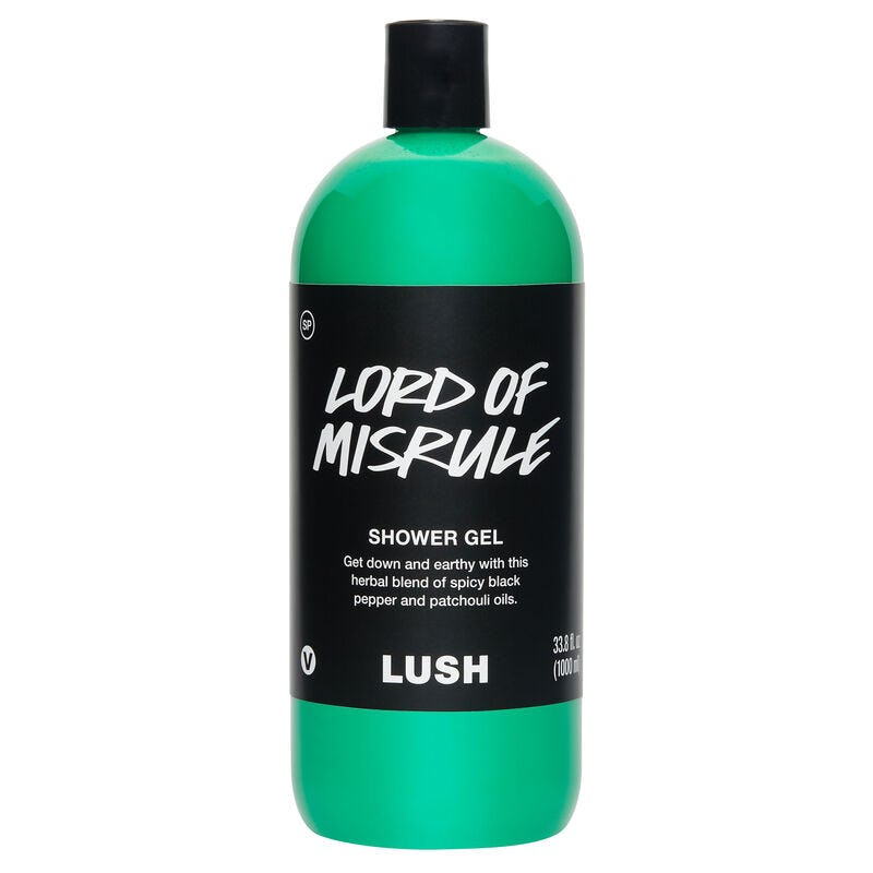 Hot Lush Lord of Misrule Shower Gel TWO Each size 33.8 oz