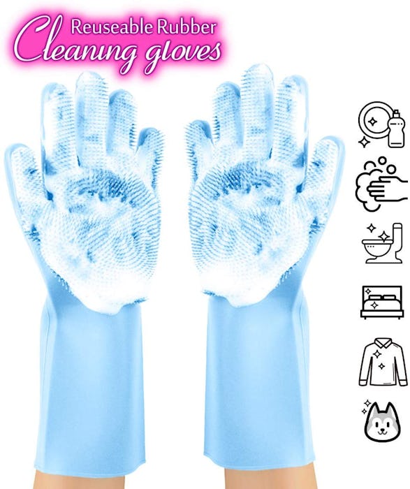 ANZOEE Reusable Silicone Dishwashing Gloves