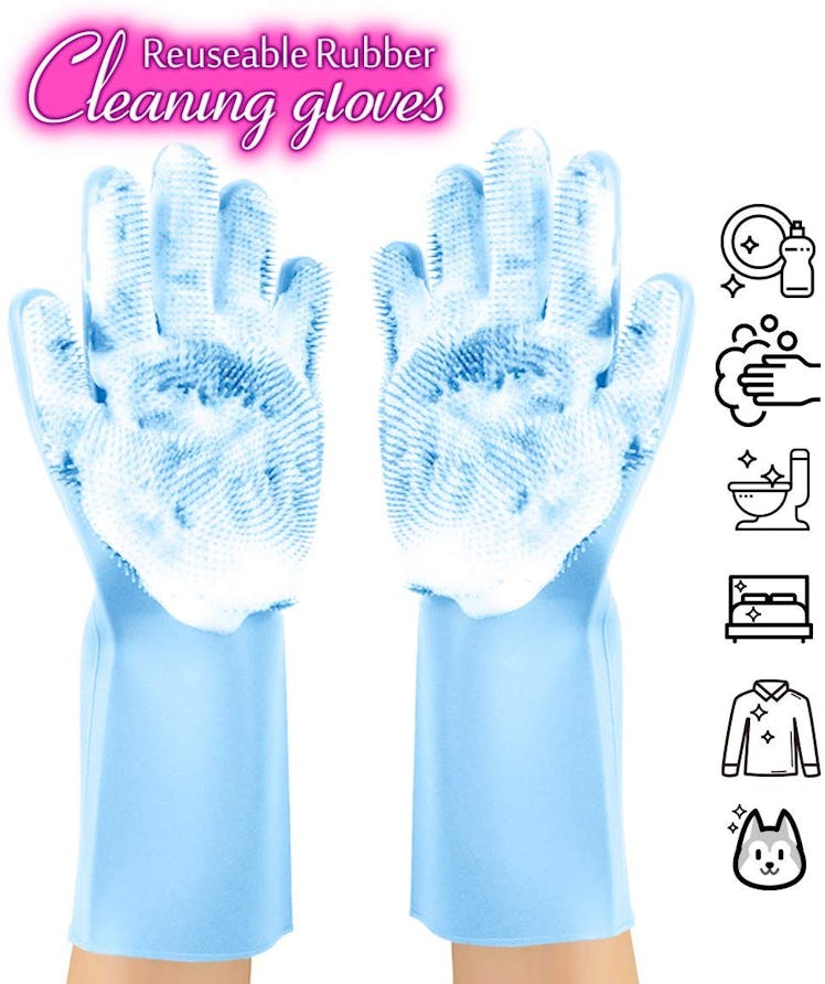 ANZOEE Reusable Silicone Dishwashing Gloves