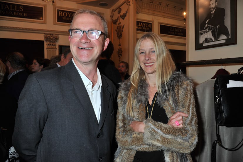 Harry Enfield and his wife Lucy Lyster