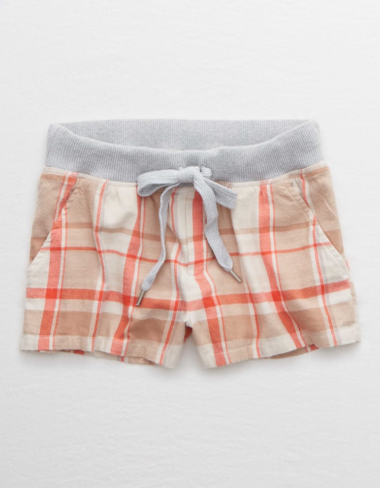 Flannel Boxer in Raw Sienna