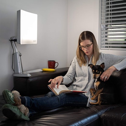 A light therapy lamp or sun lamp can help battle Seasonal Affective Disorder when the days are short...