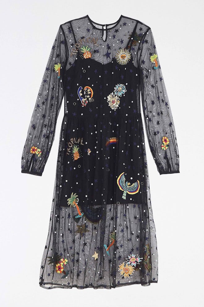Embroidered Borogodo Dress