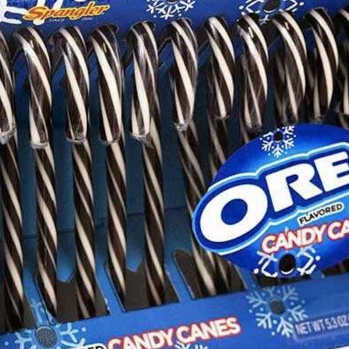 Oreo Candy Canes are back on shelves. 